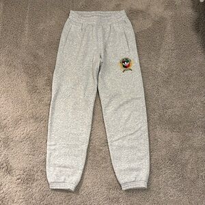 Mens Adidas Fleece Joggers, Size Small, Heather Grey